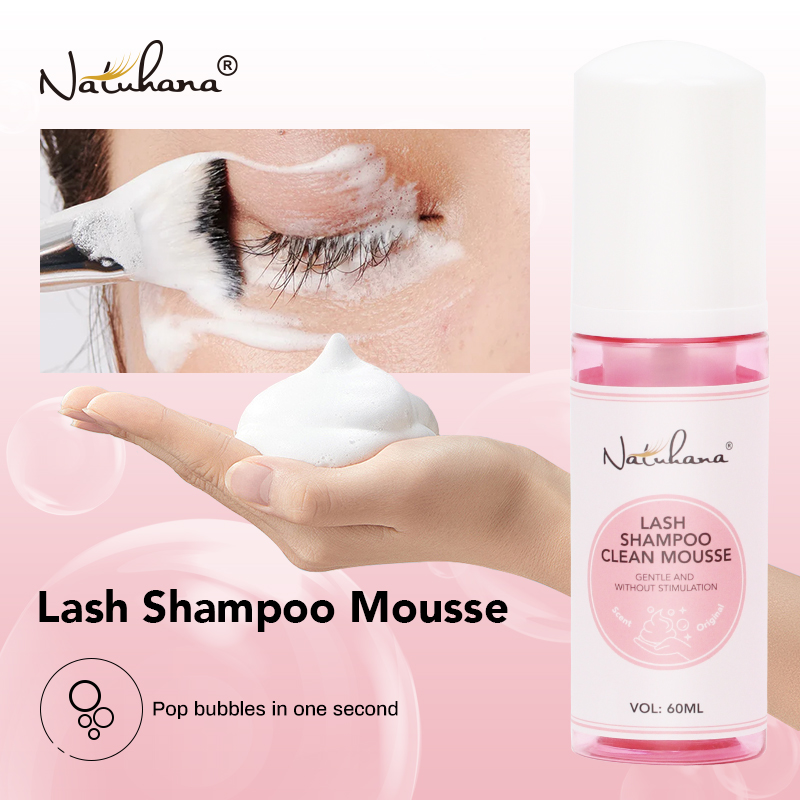 NATUAHANA 60ml Lash Shampoo Fo - огляд і ціна Eyelash Extension No 9