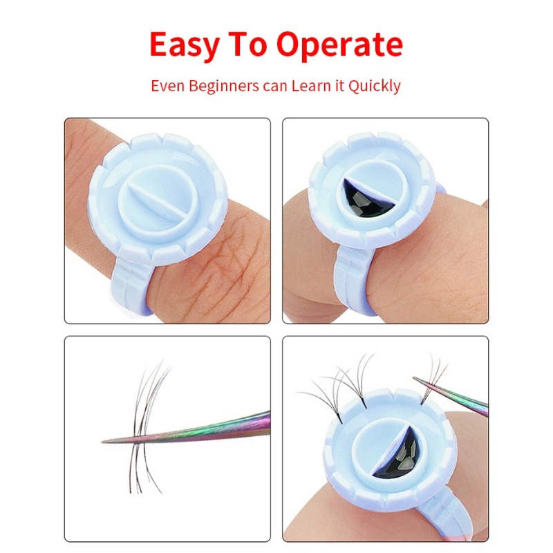 100 Pcs Disposable Eyelash Glu - огляд і ціна Eyelash Extension Jakarta
