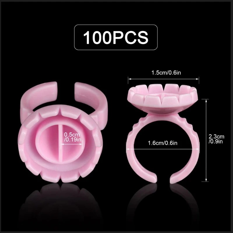 100 Pcs Disposable Eyelash Glu - огляд і ціна Eyelash Extension Jakarta