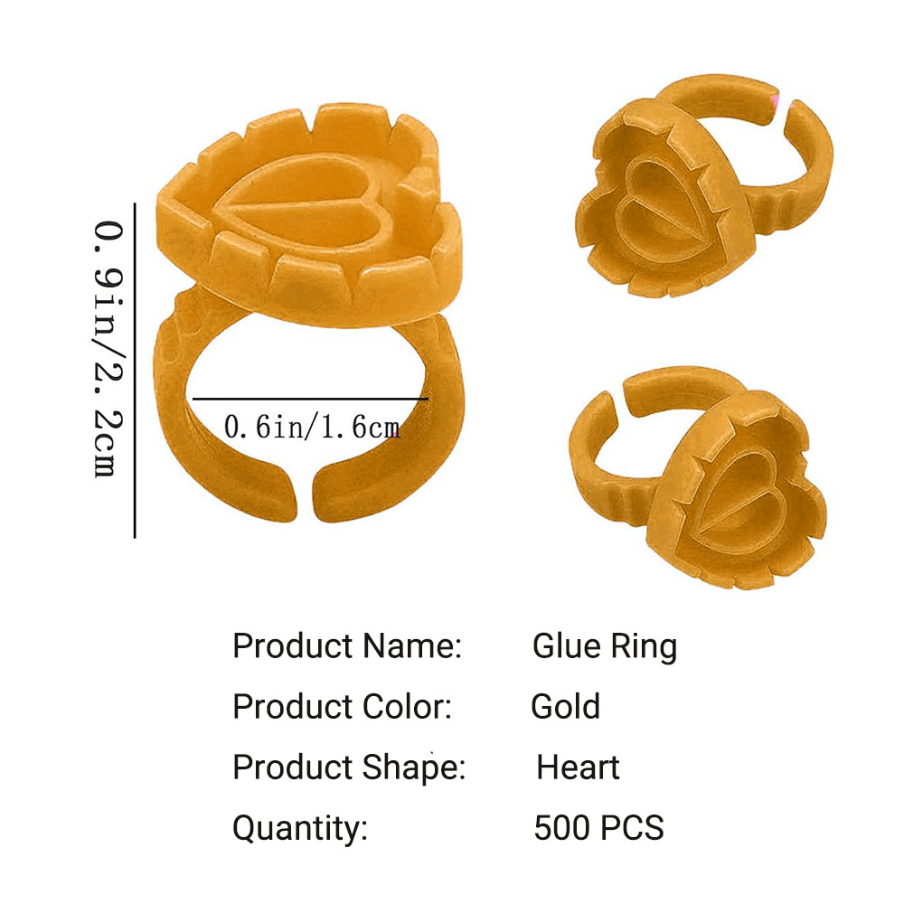 500PCS Glue Rings for Lash Ext - огляд і ціна Eyelash Extension Guide