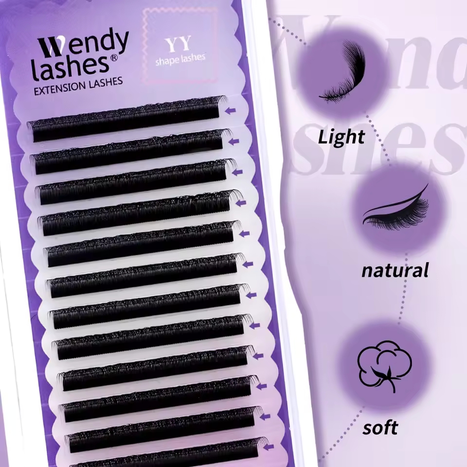 WENDY 2D YY Shape C/D Curl Eya - огляд і ціна Eyelash Extension Human Hair
