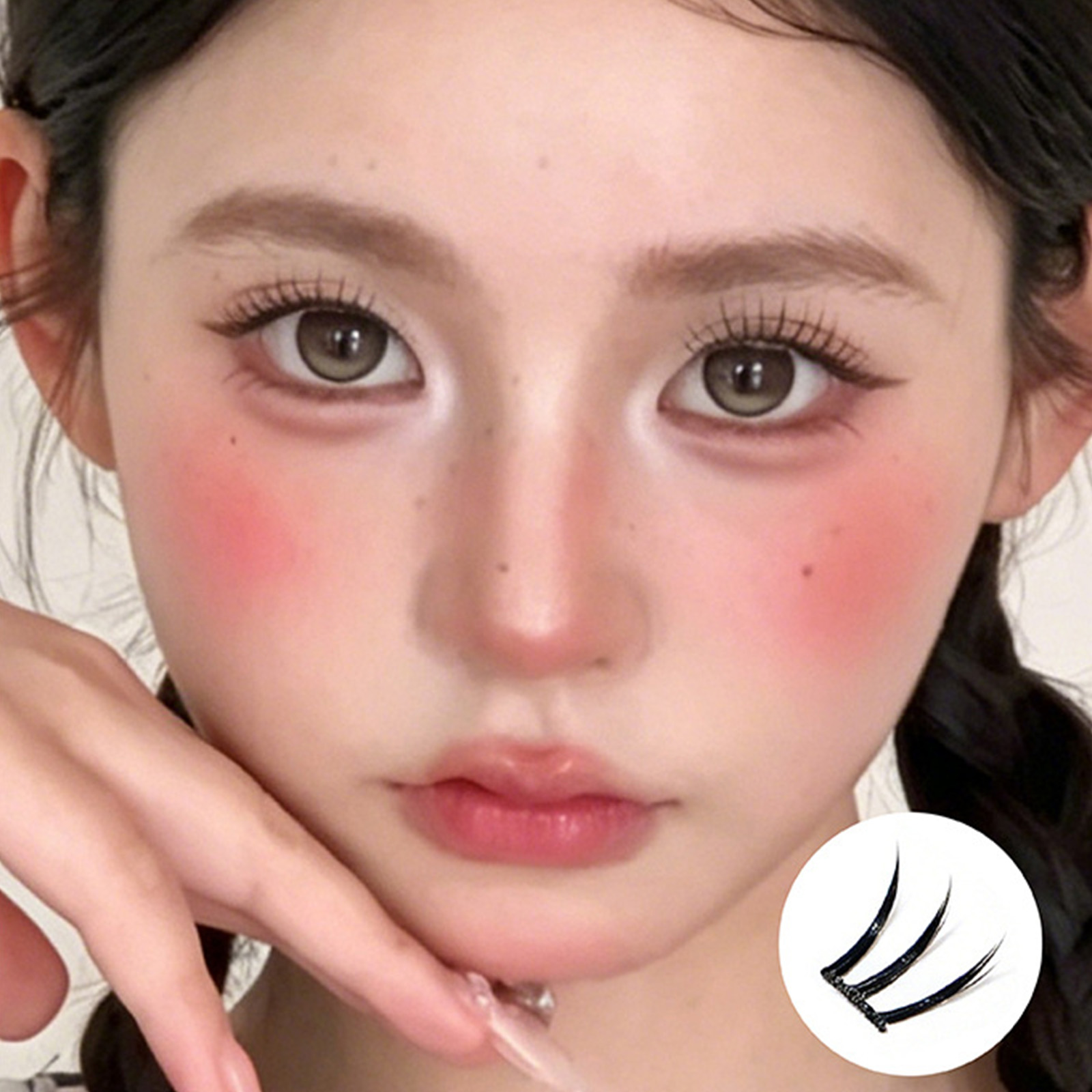 Natural Korean Style False Eye - огляд і ціна Eyelash Extension No 9