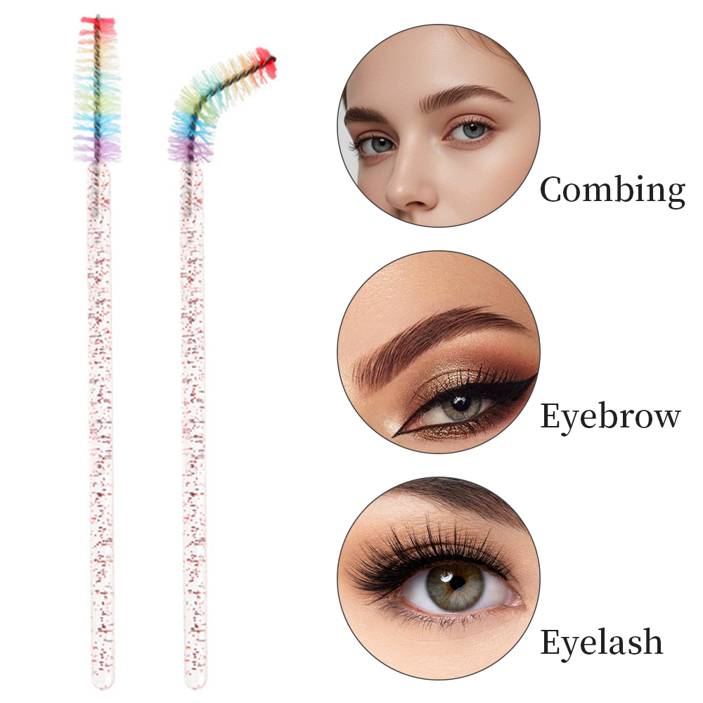 50PCS Rainbow Crystal Eyelash  - огляд і ціна Eyelash Extension Guide