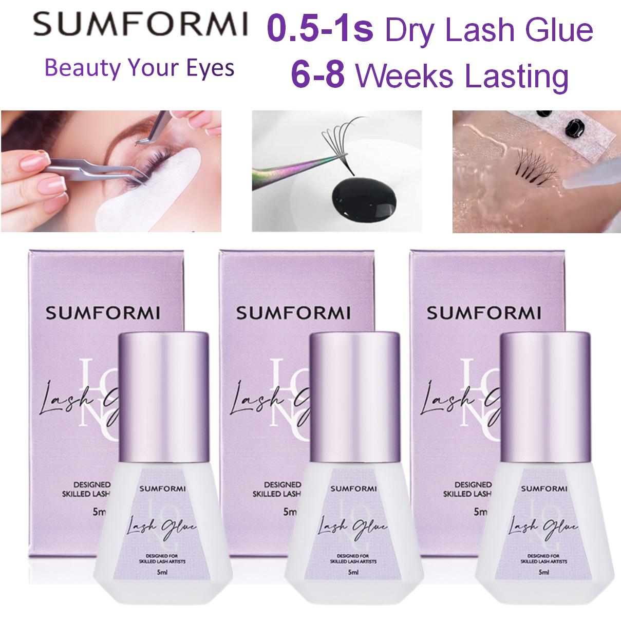 Thin Black Eye Lash Glue 0.5s  - огляд і ціна Eyelash Extension Eye Irritation