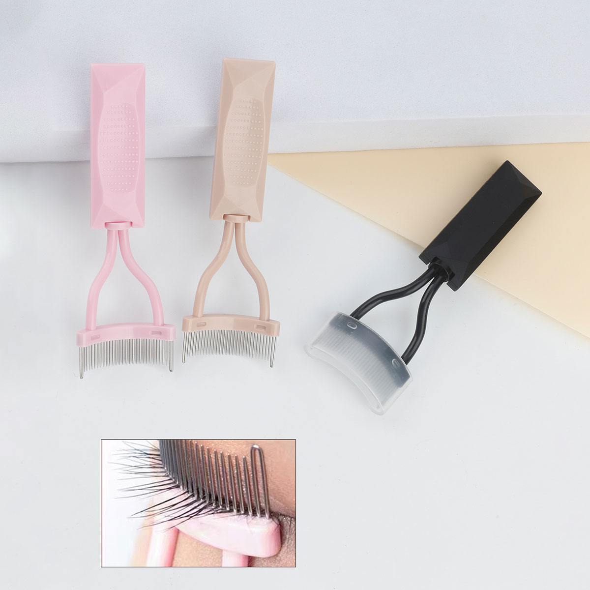 1pcs Curved Ultra-Fine Steel T - огляд і ціна Eyelash Extension Guide