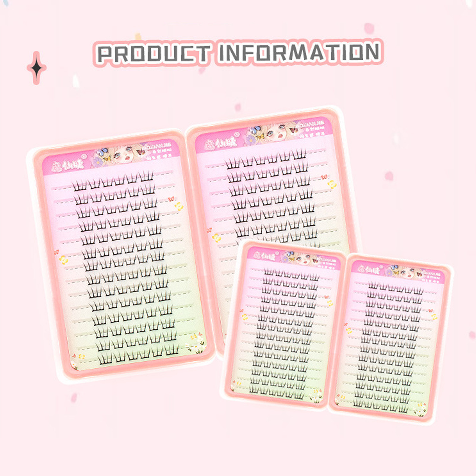 No glue lash extenstions Korea - огляд і ціна Eyelash Extension No 9